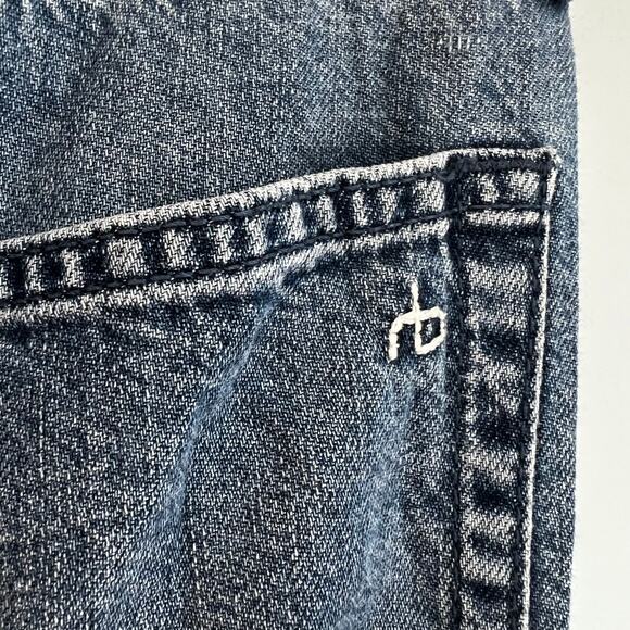 Rag & Bone Women's Featherweight Logan Wide-Leg Jeans River Blue Size 28 NWT - Picture 14 of 14